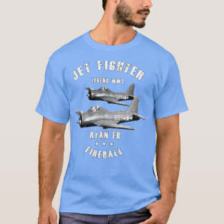 Ryan FR Fireball Militär-Jagdflugzeug WW2 T-Shirt