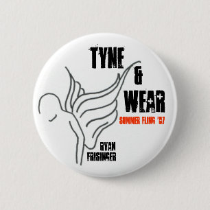 Ryan Frisinger - "Tyne u. Abnutzung" - Knopf Button