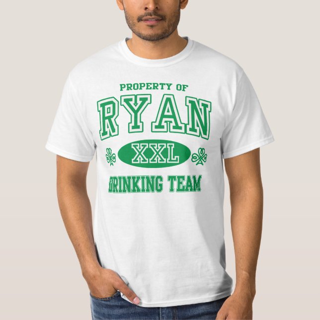 Ryan Irish Drinking Team T-Shirt (Vorderseite)