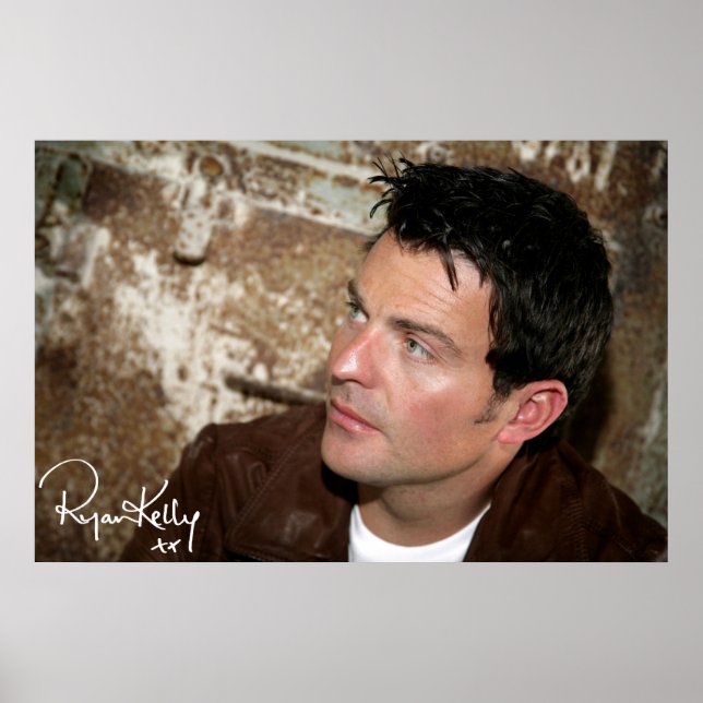 Ryan Kelly Music - Poster- Lederjacken-"Unterzeich Poster (Vorne)