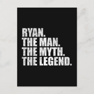 Ryan Name, Ryan Der Mann Der Mythos Die Legende Postkarte