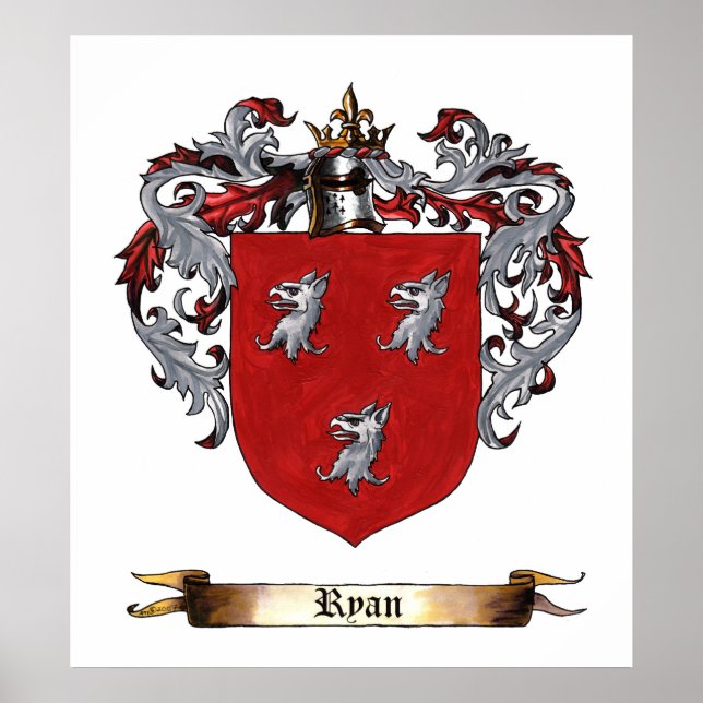 Ryan Shield of Arms Poster (Vorne)
