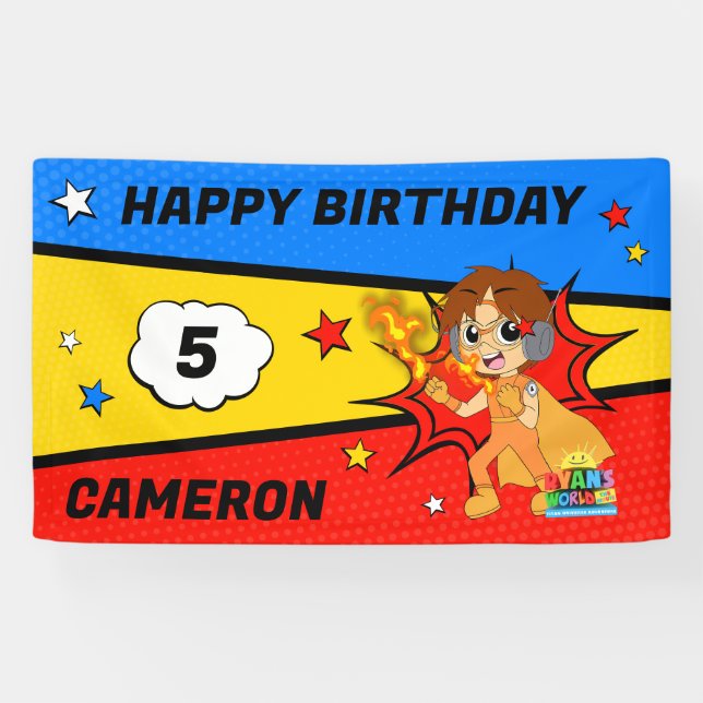 Ryans Geburtstag Banner (Horizontal)