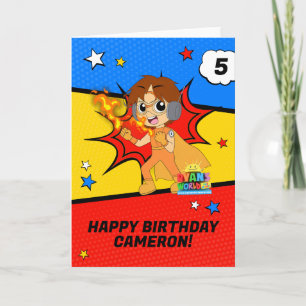 Ryans Geburtstag Karte