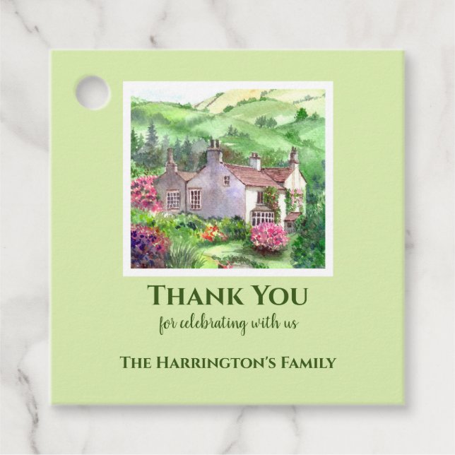 Rydal Housewarming William Wordsworth House Geschenkanhänger (Vorderseite)