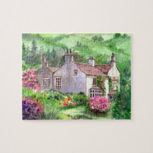 Rydal Mount, William Wordsworth Zuhause Watercolor Puzzle