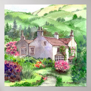 Rydal Mount Zuhause zu William Wordsworth in Cumbr Poster