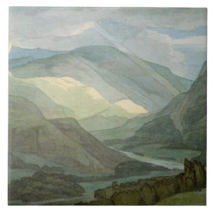 Rydal Wasser, 1786 (w/c) Fliese