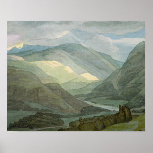 Rydal Water, 1786 (w/c) Poster
