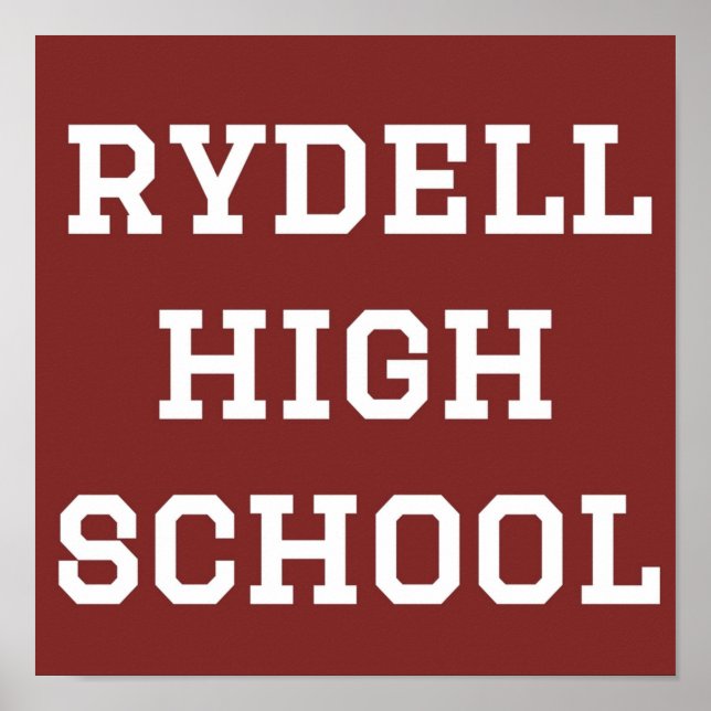 Rydell High School Poster (Vorne)