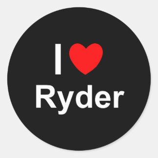 Ryder Runder Aufkleber