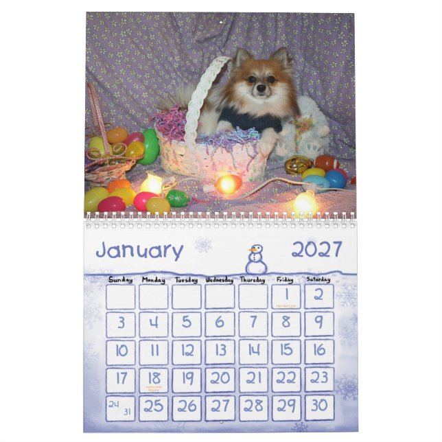 Ryder the pom Calendar Kalender (Jan 2027)