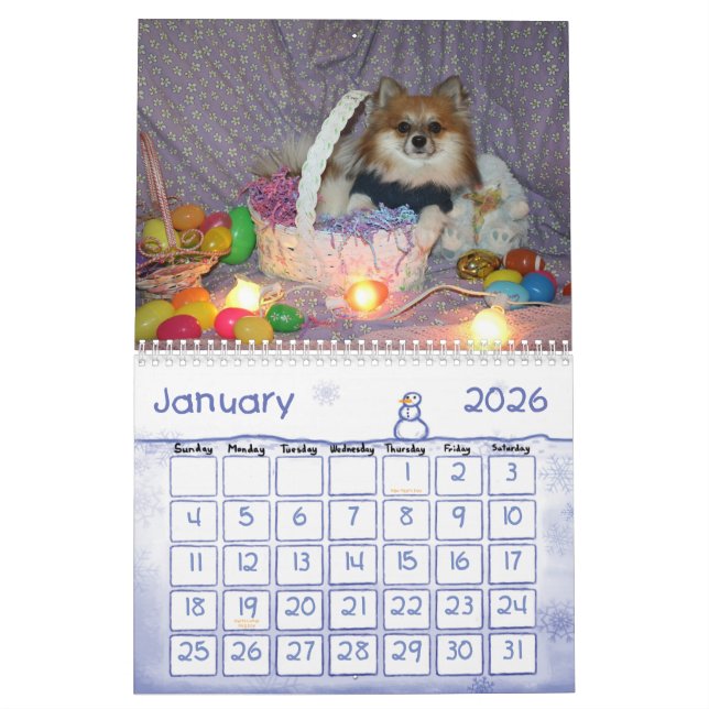 Ryder the pom Calendar Kalender (Jan 2026)
