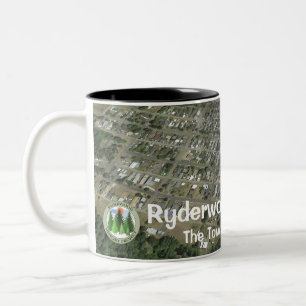Ryderwood-Tasse (Nummer 1 in einem Set von 4) Zweifarbige Tasse
