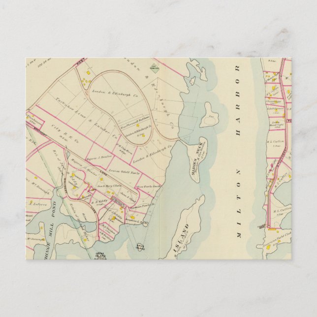 Rye, New York Postkarte (Vorderseite)