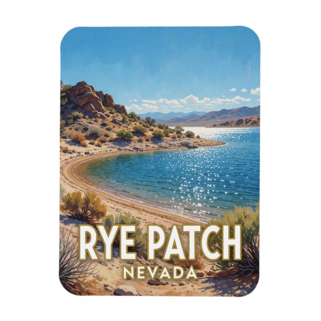 Rye Patch State Recreation Area — Nevada Magnet (Vertikal)