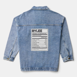 Rylee Nutrition Information Problem lösen hartes W Jeansjacke