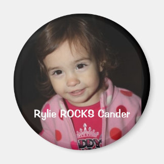 Rylie ROCKS Cancer Magnet