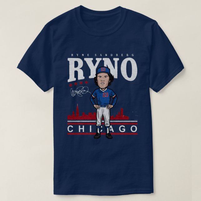 Ryne Sandberg Toon T-Shirt (Design vorne)