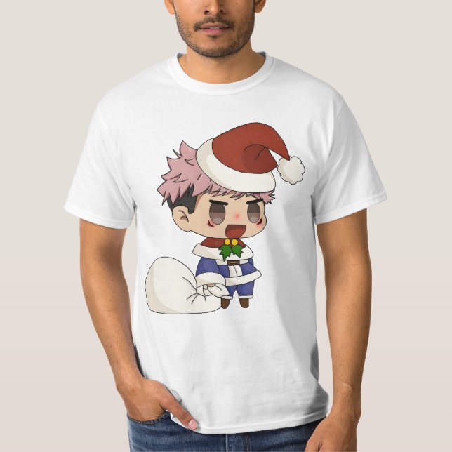 Ryomen Sukuna Christmas T-Shirt (Vorderseite)
