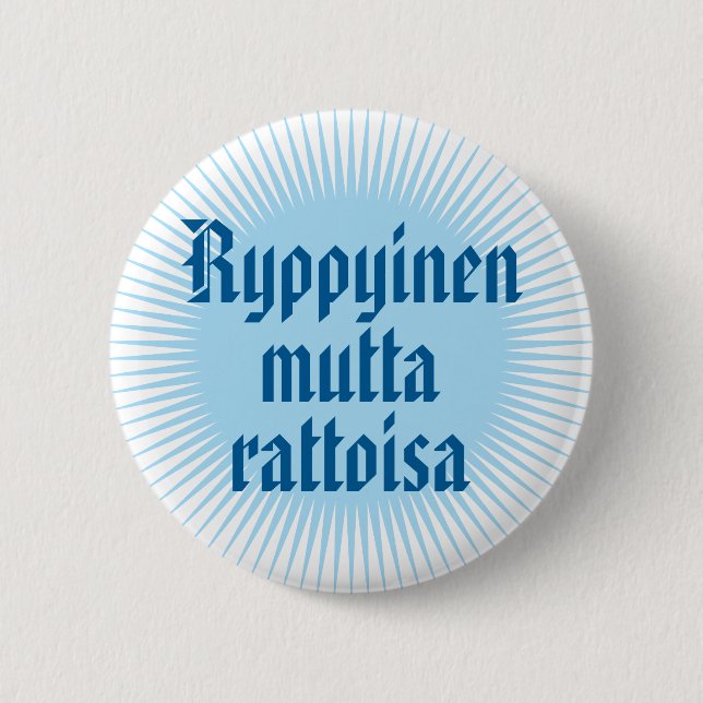 Ryppyinen mutta rattoisa 1 button (Vorderseite)