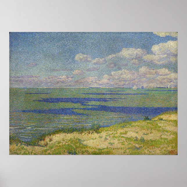Rysselberghe - Dünen von Cadzand 1893 Poster (Vorne)