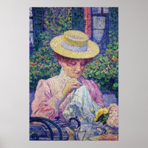 Rysselberghe - Im Garten 1903 Poster