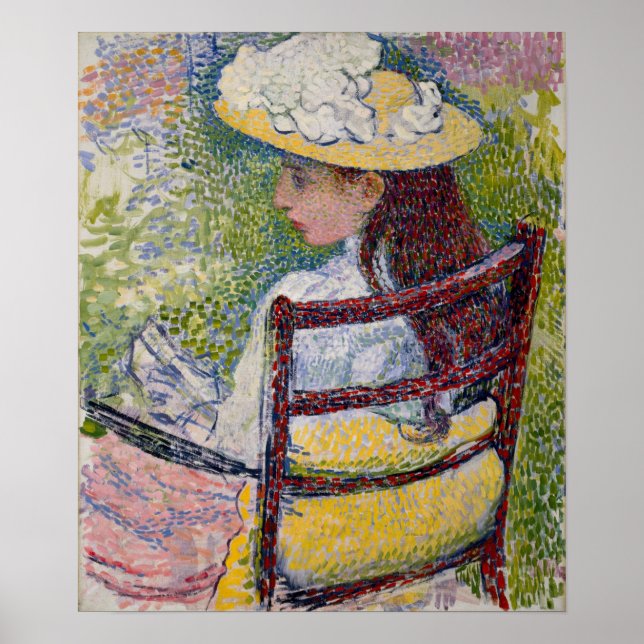 Rysselberghe - Jeanne Pissarro Poster (Vorne)