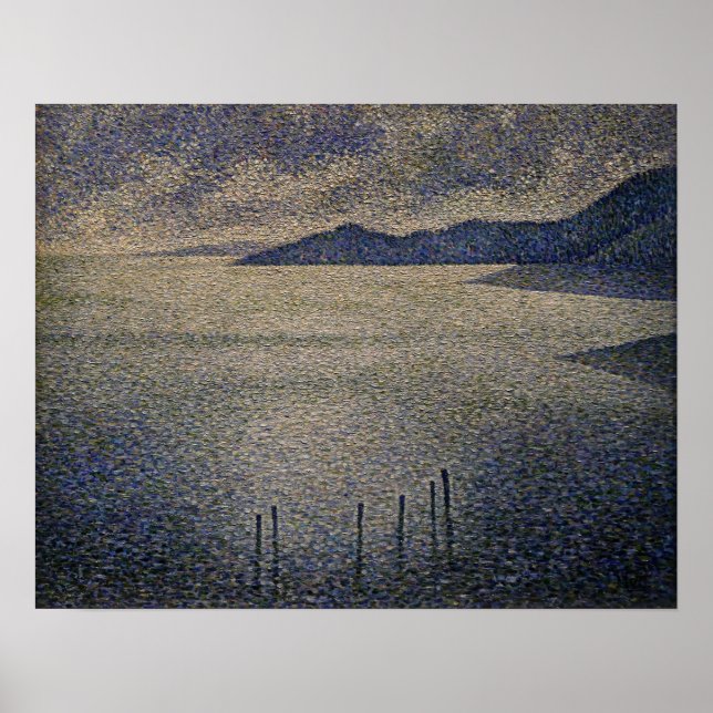 Rysselberghe - Küstenlandschaft 1892 Poster (Vorne)