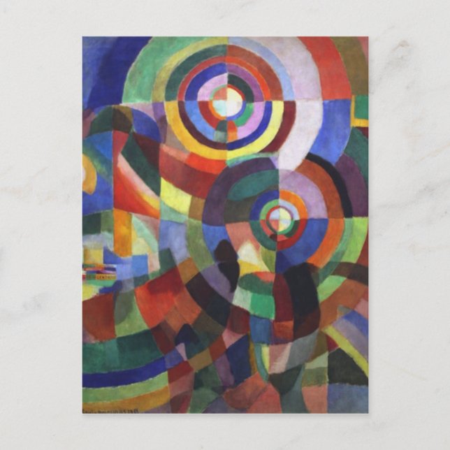 Rythm von Robert Delaunay Postkarte (Vorderseite)