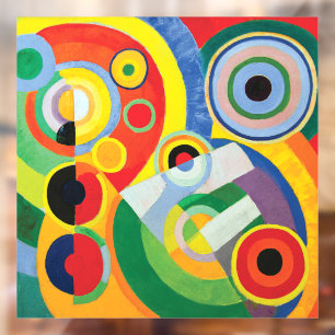 Rythme Joie de Vivre von Robert Delaunay Fensteraufkleber