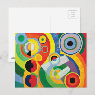 Rythme Joie de Vivre von Robert Delaunay Postcard Postkarte