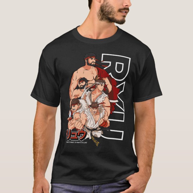 Ryu Freund Familie T-Shirt (Vorderseite)