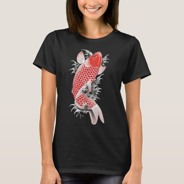 Ryu Ga Gotoku Akira Nishikiyama Koi Fish Tattoo T-Shirt (Vorderseite)