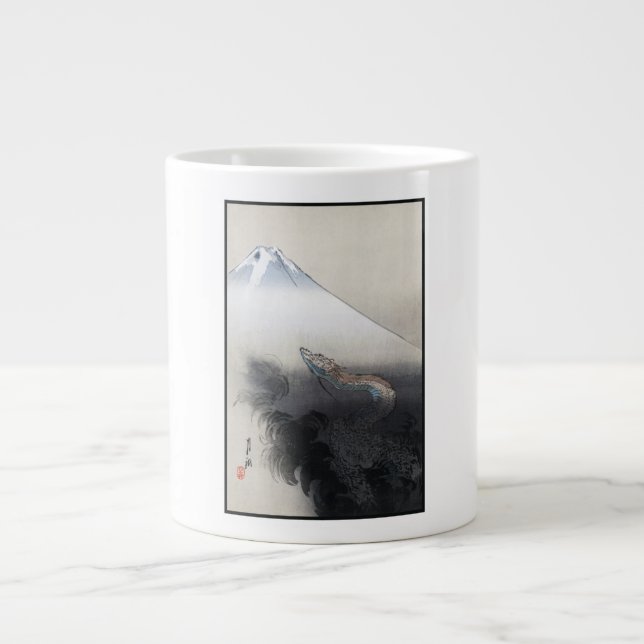 Ryu Shoten über Fuji, Japan Jumbo-Tasse (Vorderseite)