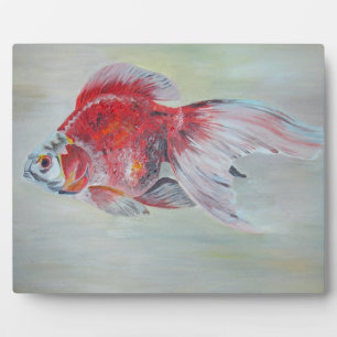 Ryukin Goldfish Acrylmalerei Fotoplatte