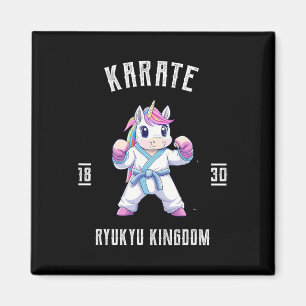 Ryukyu Karate Unicorn - Karateka Japan Magnet