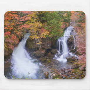Ryuzu Waterfall in Nikko Japan Mousepad