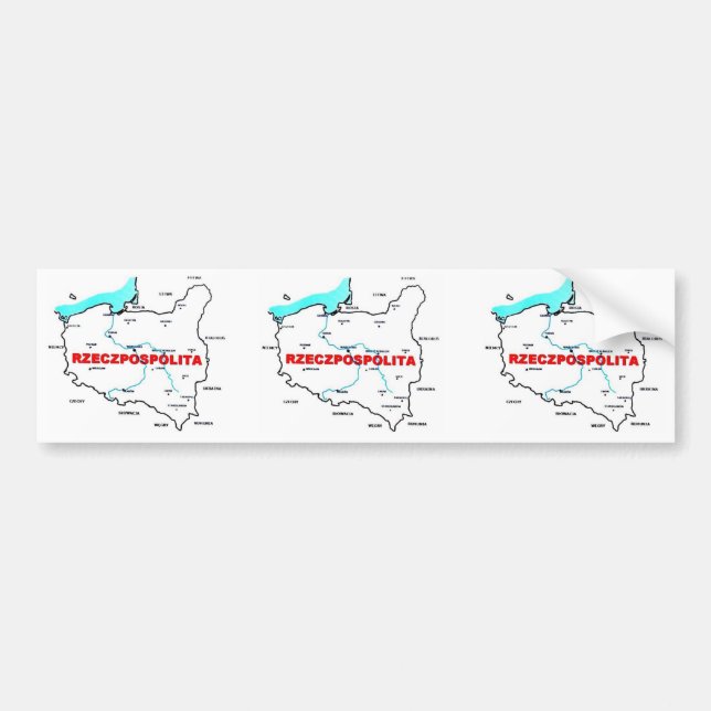Rzeczpospolita Polska Autoaufkleber (Vorne)