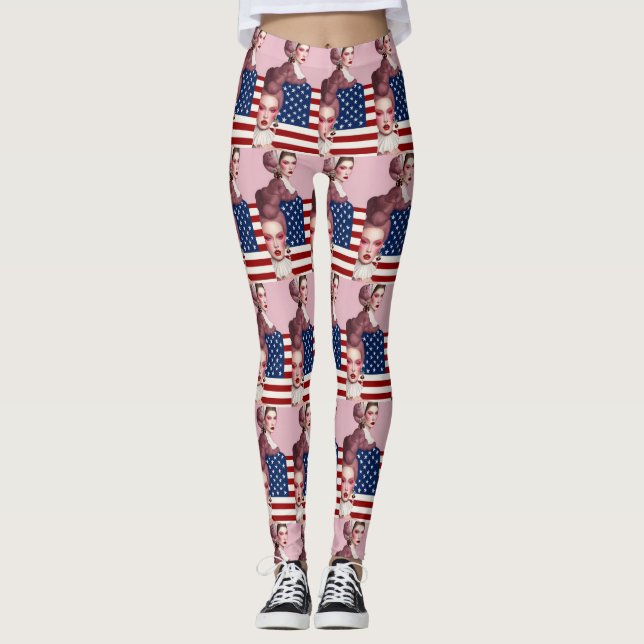 RZX-1-Art-Farbe Leggings (Vorderseite)