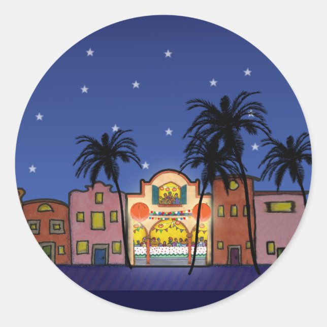 S011 Holiday House Aufkleber (Vorderseite)