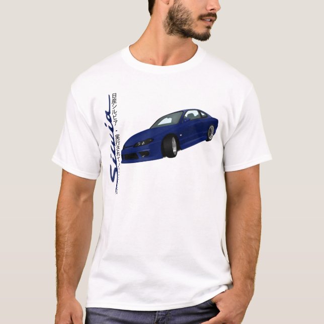 S15 Silvia Drift Car T-Shirt (Vorderseite)