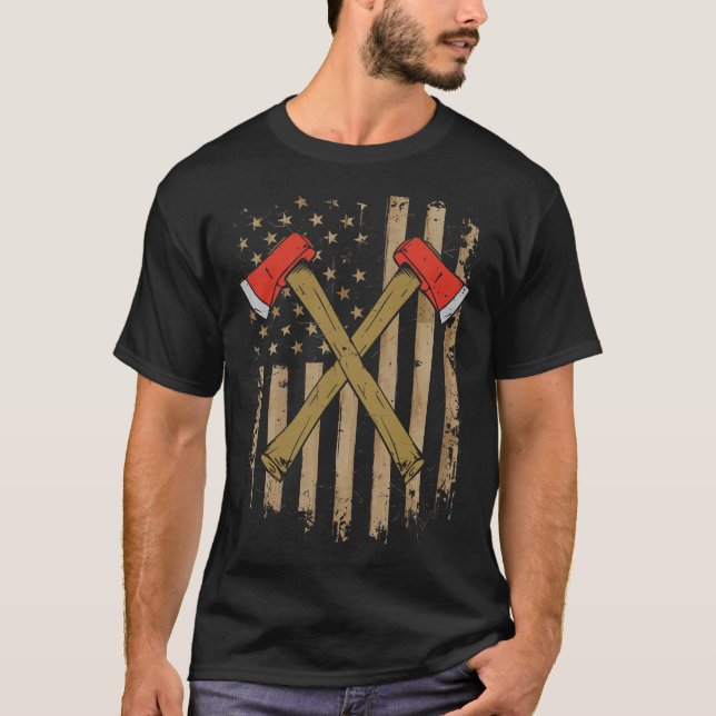 S2 Ax, die Ax-Throwing-Äxte auswerfen (51) T-Shirt (Vorderseite)