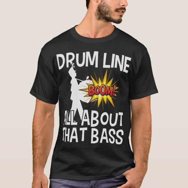 S2 Bass Drum Bass Drummer Bass Drumming (10) T-Shirt (Vorderseite)