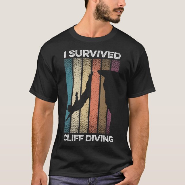 S2 Cliff Diving (103) T-Shirt (Vorderseite)
