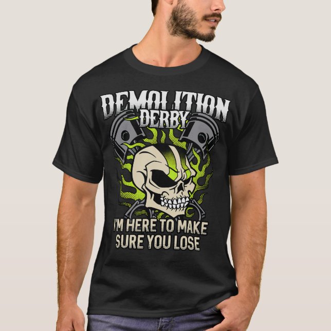 S2 Demolition Derby Smashing Cars (50) T-Shirt (Vorderseite)