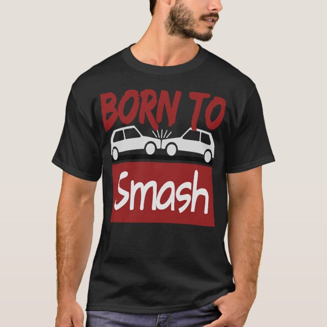 S2 Demolition Derby Smashing Cars (64) T-Shirt (Vorderseite)