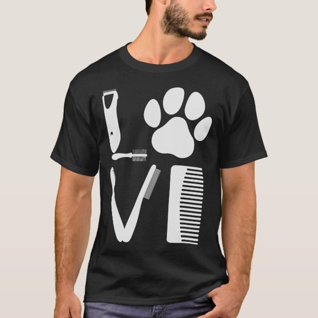 S2 Dog Grooming Dog Groomer (36) T-Shirt (Vorderseite)