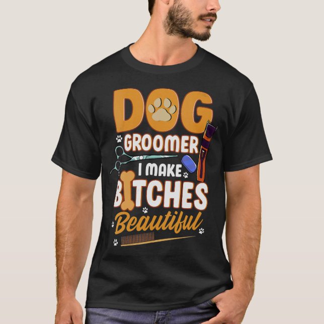 S2 Dog Grooming Dog Groomer (43) T-Shirt (Vorderseite)