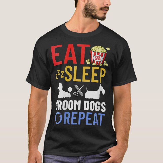 S2 Dog Grooming Dog Groomer (86) T-Shirt (Vorderseite)